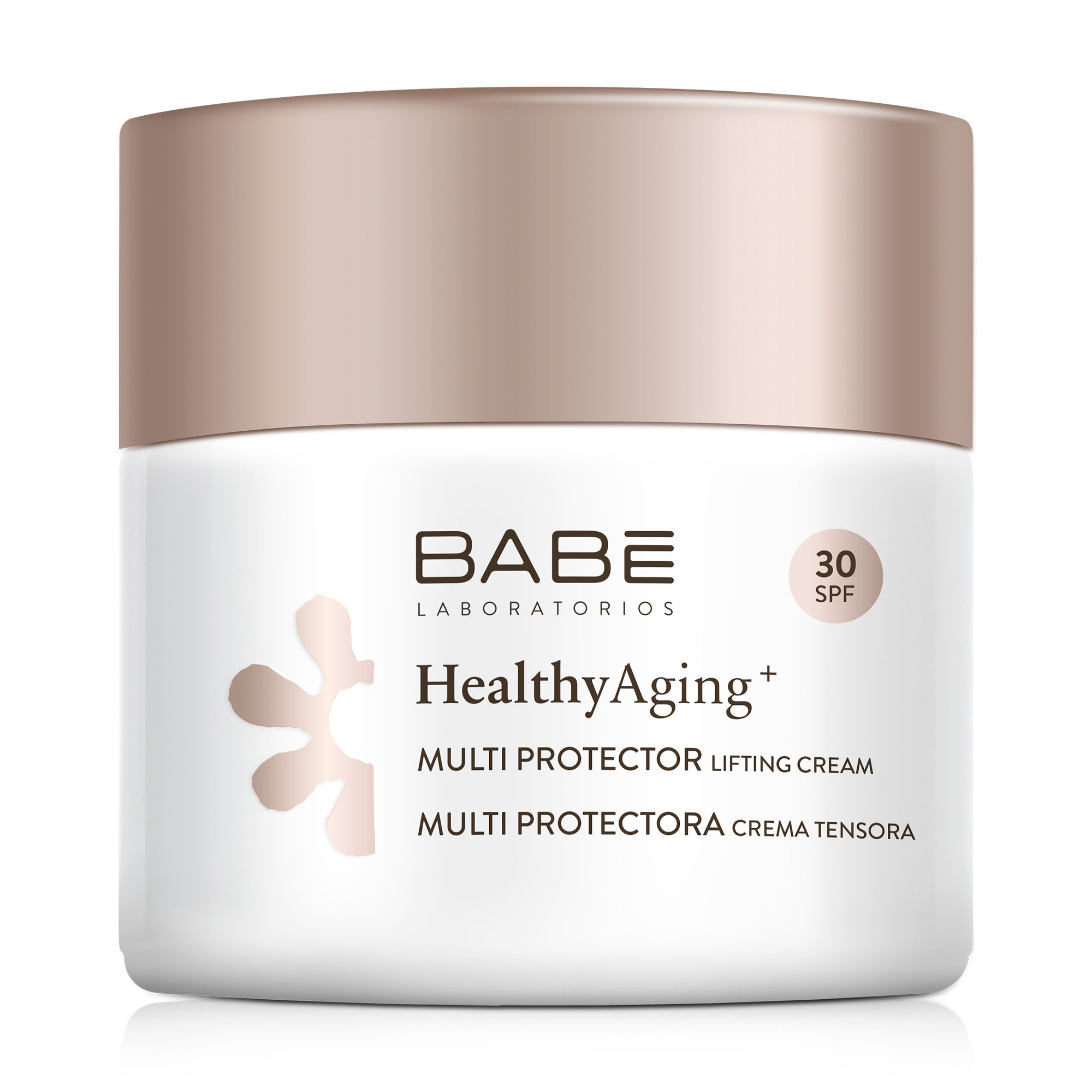 Мультизахисний денний крем для обличчя BABE Laboratorios Babe Laboratorios Healthy Aging+ з DMAE SPF 30 з ефектом ліфтингу, 50 мл